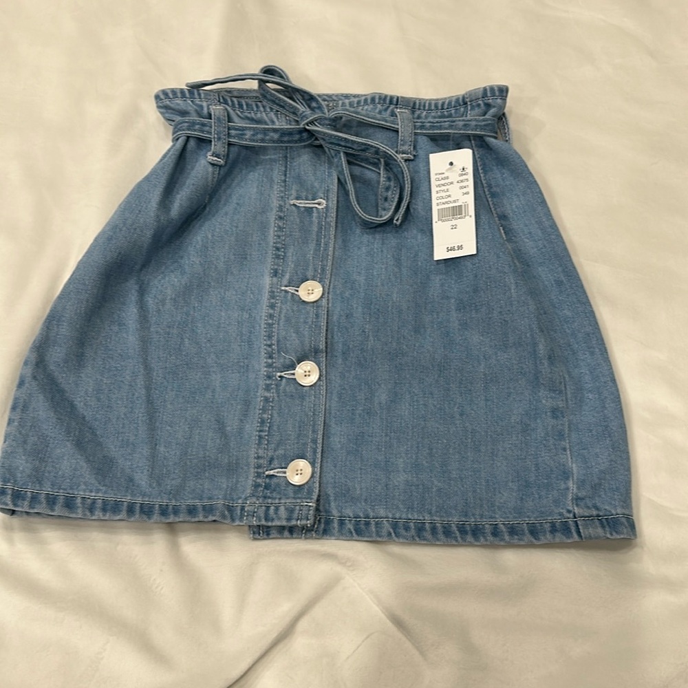 N E W Pac-sun Jean Skirt